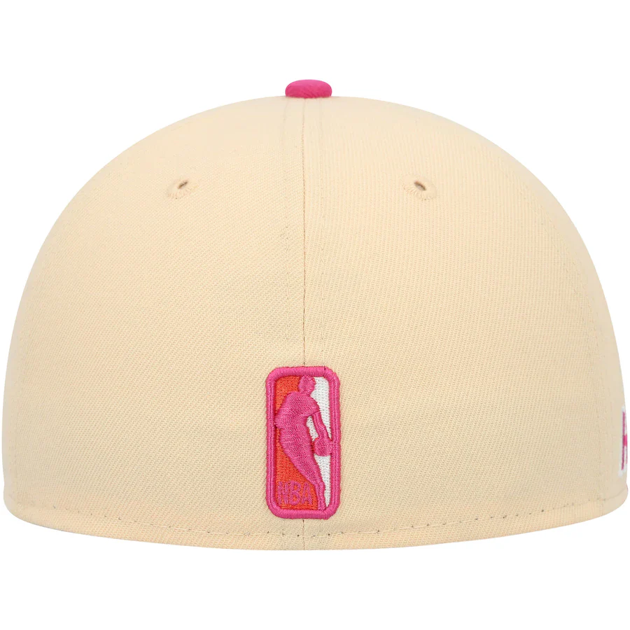 New Era Miami Heat Passion Mango 2022 59FIFTY Fitted Hat - Image 3