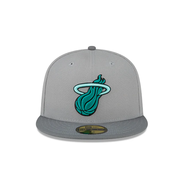 New Era Miami Heat Stone Pack 2022 59FIFTY Fitted Hat - Image 2