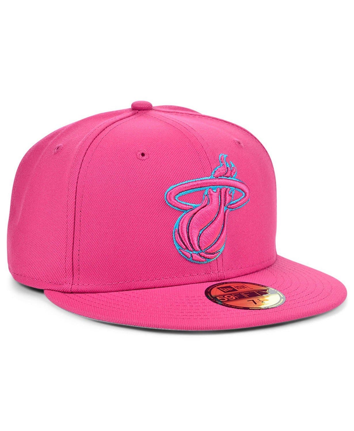 New Era Miami Heat Teamout Pop 59Fifty Fitted Hat - Image 3