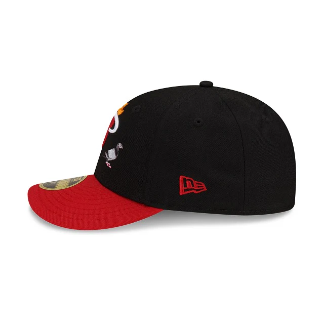 New Era Miami Heat x Staple 2022 Low Profile 59FIFTY Fitted Hat - Image 5