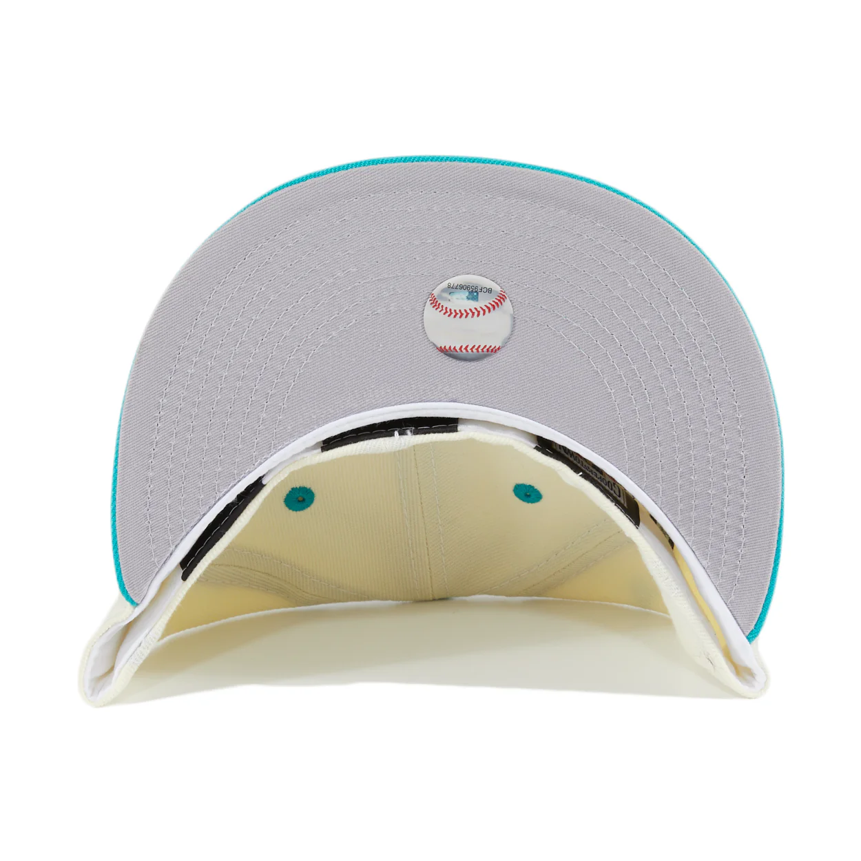 New Era Miami Marlins Chrome 2Tone 59FIFTY Fitted Hat - Image 5