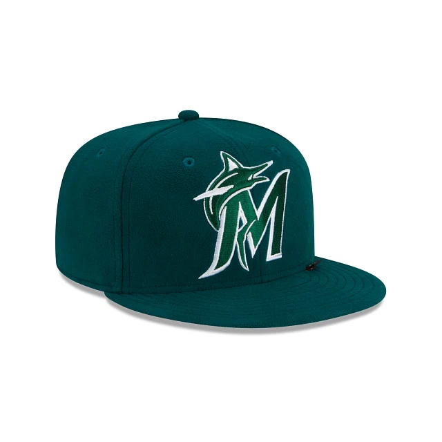 New Era Miami Marlins Polartec Wind Pro 59fifty Fitted Hat - Image 3