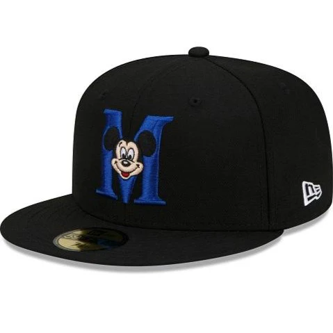 New Era Mickey Mouse Letterman Black/Blue 2021 59FIFTY Fitted Hat