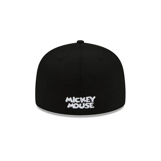 New Era Mickey Mouse Letterman Black/Blue 2021 59FIFTY Fitted Hat - Image 6