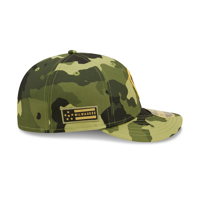 New Era  Milwaukee Brewers 2022 Armed Forces Day Low Profile 59FIFTY Fitted Hat - Image 4