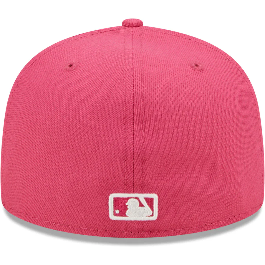 New Era Milwaukee Brewers Hot Pink 59FIFTY Fitted Hat - Image 3