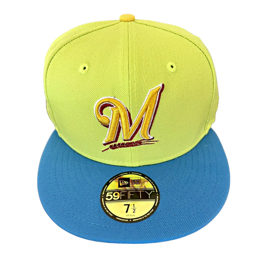 New Era Milwaukee Brewers "Marge Simpson" Inspired 59FIFTY Fitted Hat - Image 4