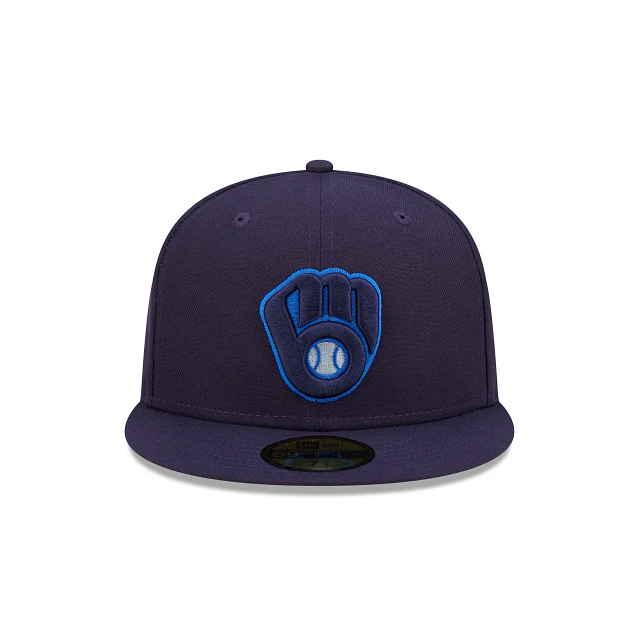 New Era Milwaukee Brewers Monocamo 2022 59FIFTY Fitted Hat - Image 2