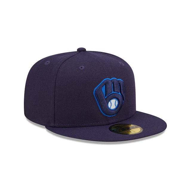 New Era Milwaukee Brewers Monocamo 2022 59FIFTY Fitted Hat - Image 3