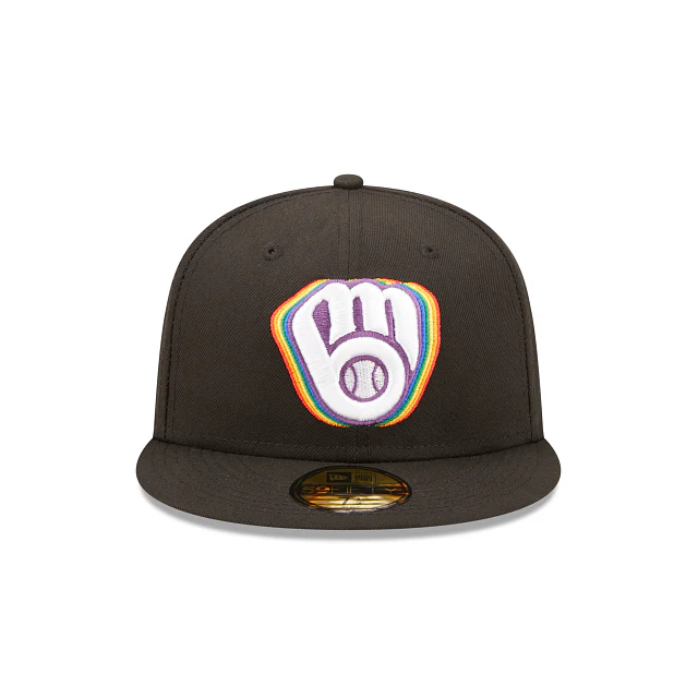New Era  Milwaukee Brewers Prismatic 2022 59FIFTY Fitted Hat - Image 2