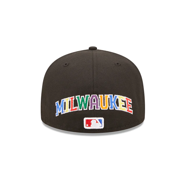 New Era  Milwaukee Brewers Prismatic 2022 59FIFTY Fitted Hat - Image 6