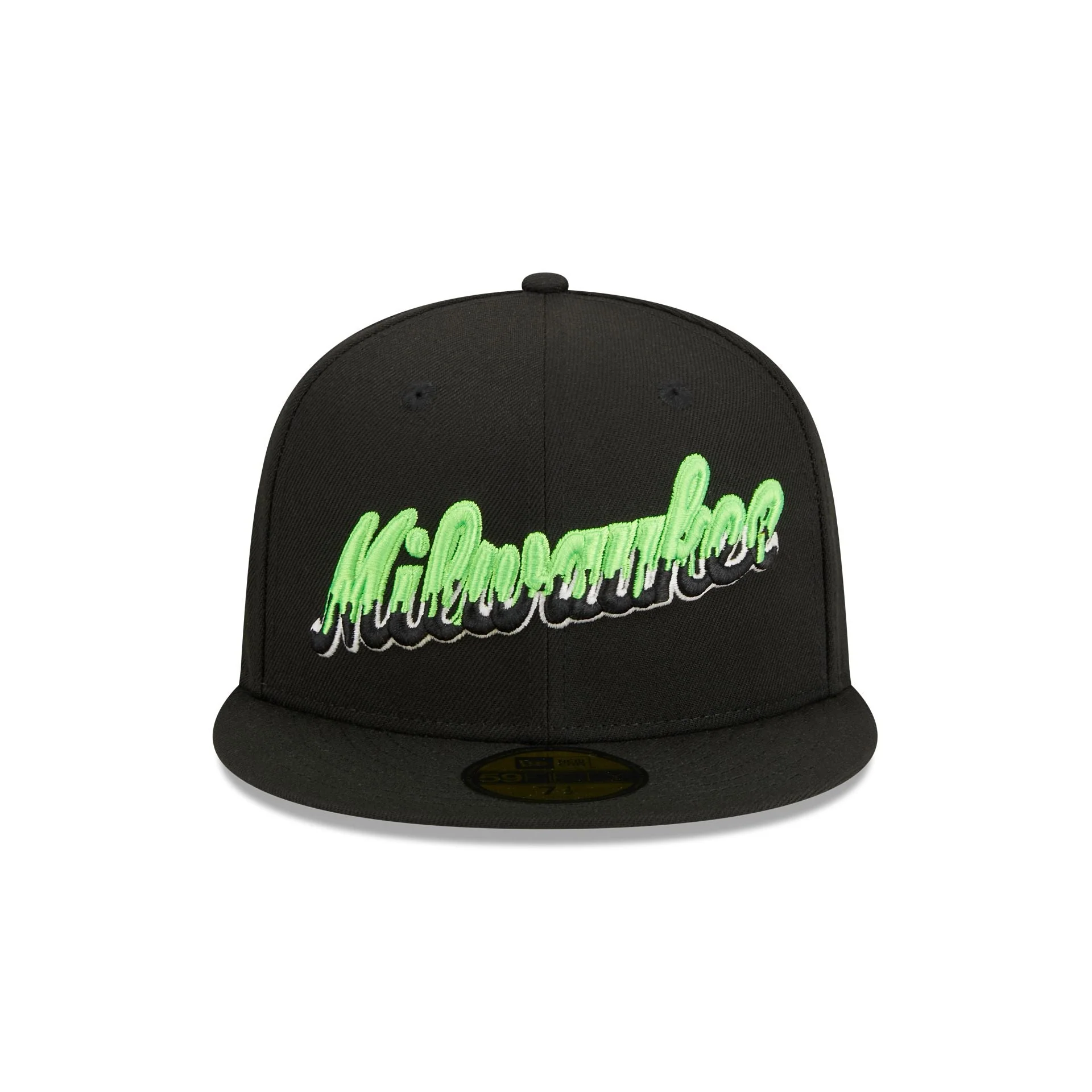 New Era Milwaukee Brewers Slime Drip 2023 59FIFTY Fitted Hat - Image 2