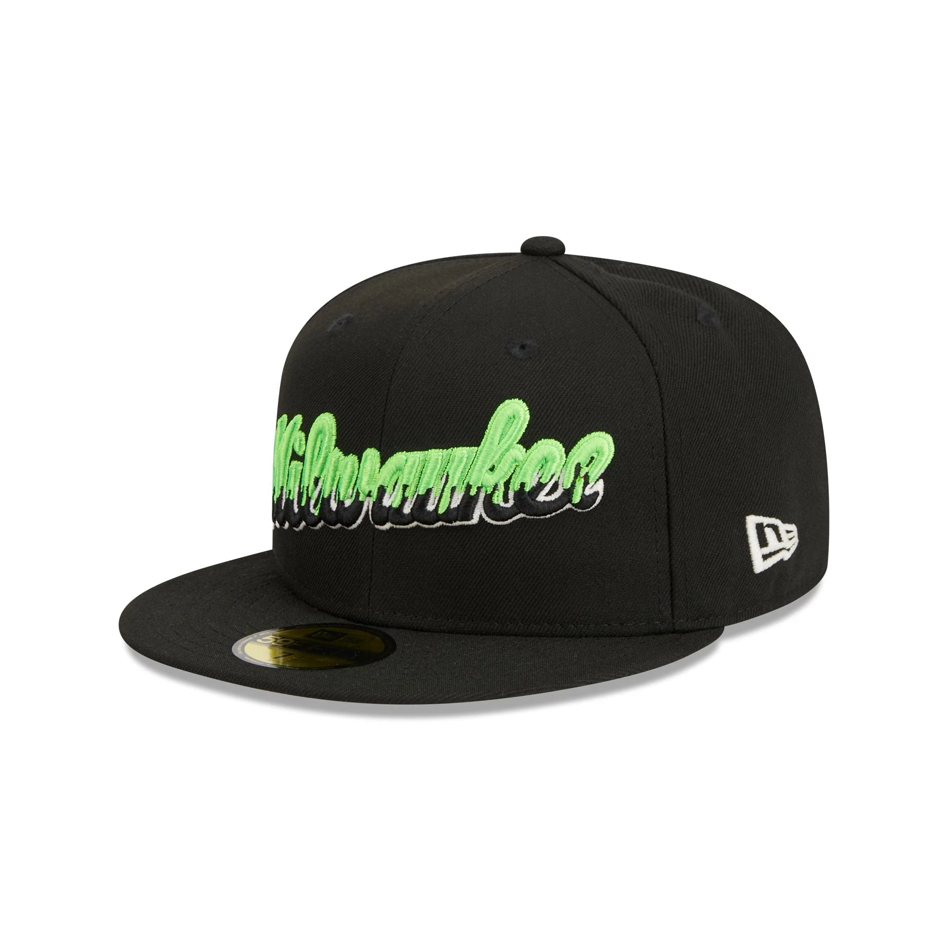 New Era Milwaukee Brewers Slime Drip 2023 59FIFTY Fitted Hat - Image 3