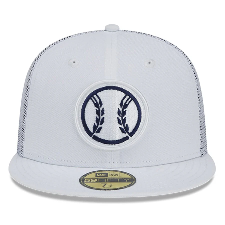 New Era Milwaukee Brewers White 2022 Batting Practice 59FIFTY Fitted Hat - Image 5