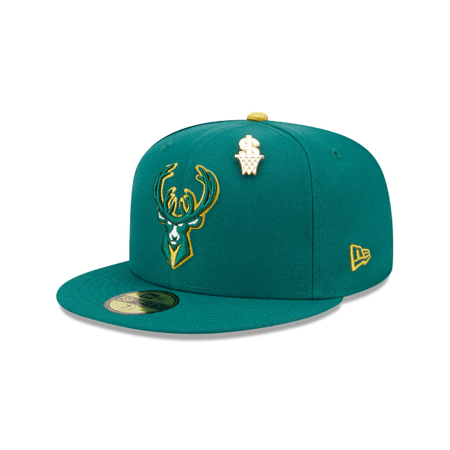 New Era Milwaukee Bucks Max Bet 2022 59FIFTY Fitted Hat - Image 3