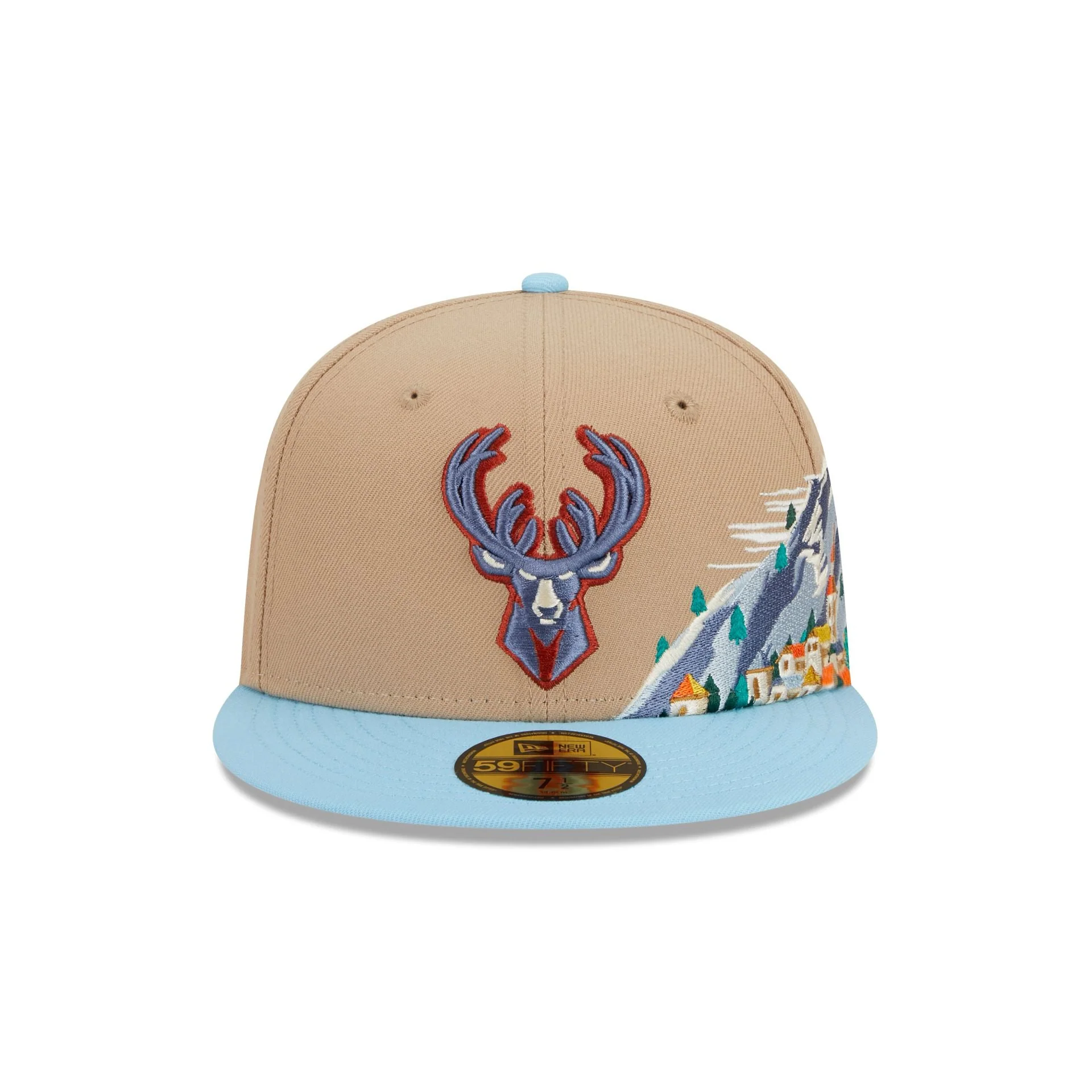 New Era Milwaukee Bucks Snowcapped 2023 59FIFTY Fitted Hat - Image 2