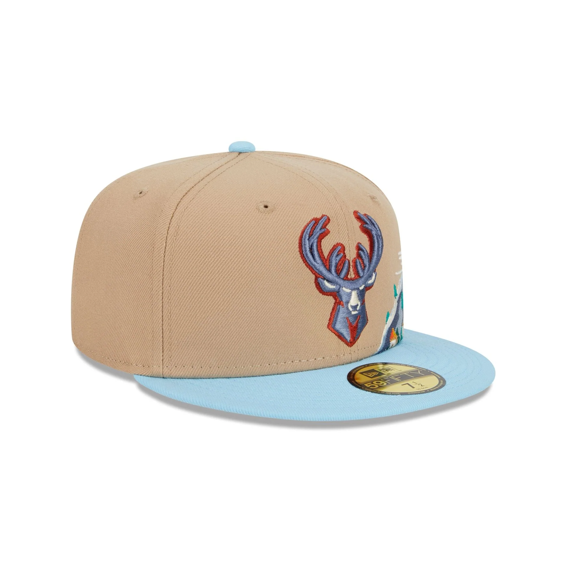 New Era Milwaukee Bucks Snowcapped 2023 59FIFTY Fitted Hat - Image 3