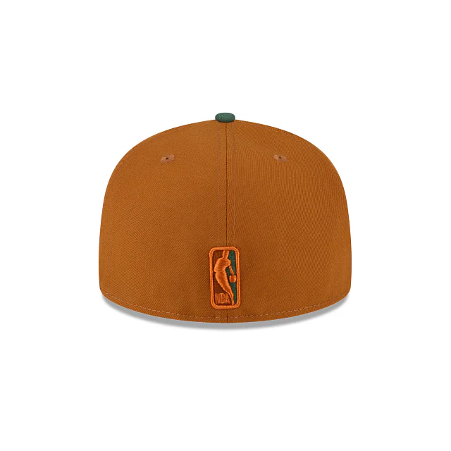 New Era Milwaukee Bucks Toasted Peanut 2022 59FIFTY Fitted Hat - Image 6