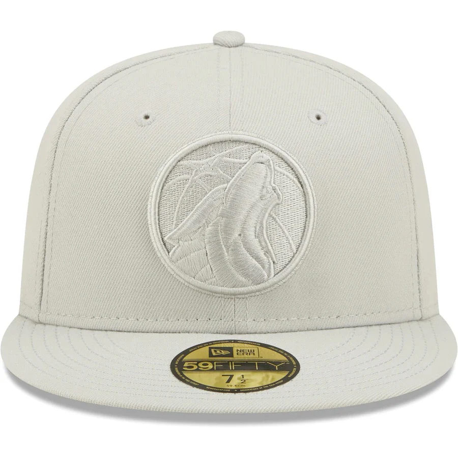 New Era Minnesota Timberwolves Gray Logo Color Pack 59FIFTY Fitted Hat - Image 5