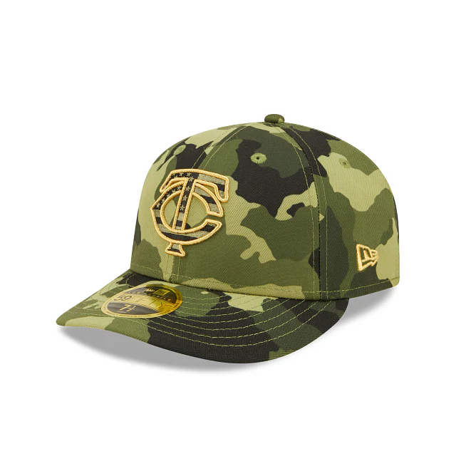 New Era  Minnesota Twins 2022 Armed Forces Day Low Profile 59FIFTY Fitted Hat - Image 2