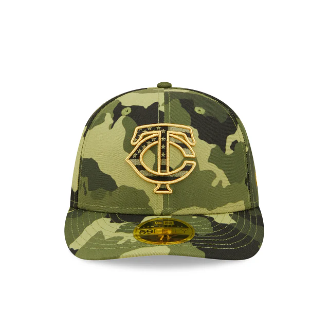 New Era  Minnesota Twins 2022 Armed Forces Day Low Profile 59FIFTY Fitted Hat - Image 3