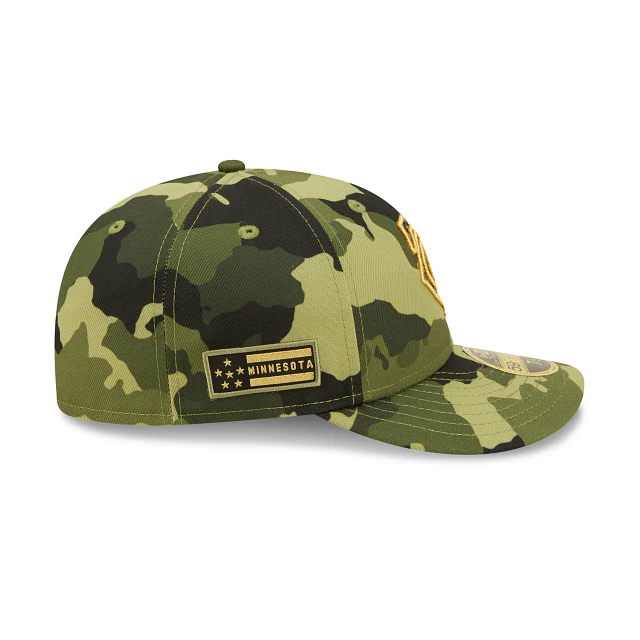 New Era  Minnesota Twins 2022 Armed Forces Day Low Profile 59FIFTY Fitted Hat - Image 4