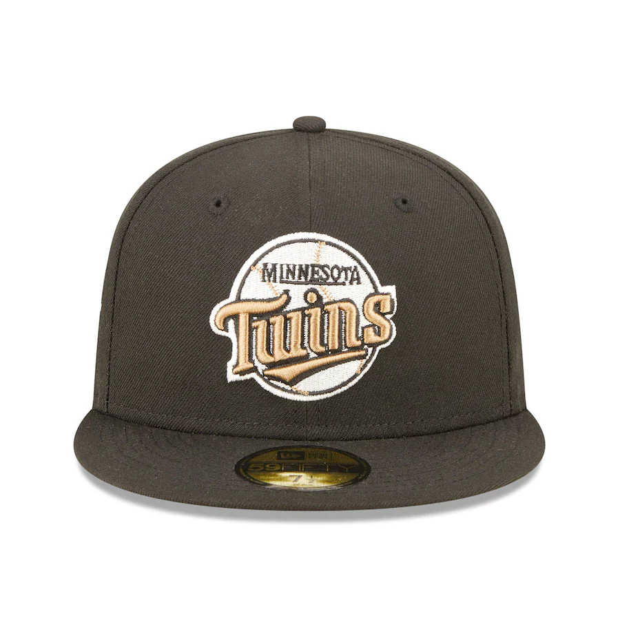 New Era Minnesota Twins Black 30 Years Wheat Undervisor 59FIFTY Fitted Hat - Image 5