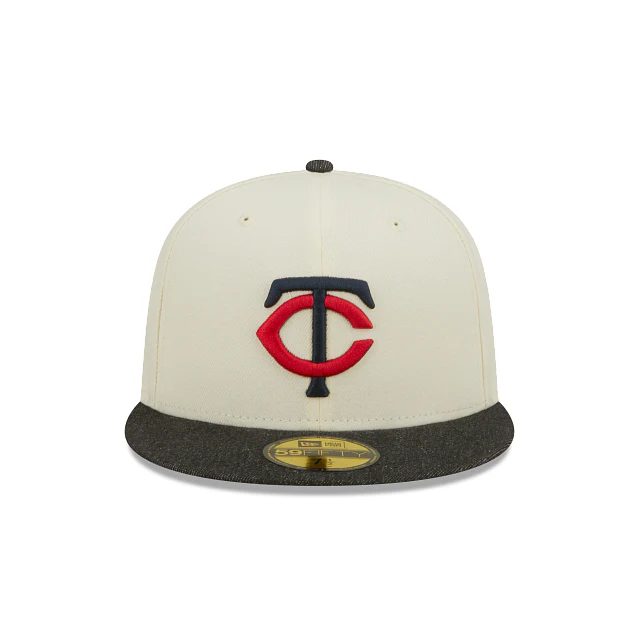 New Era Minnesota Twins Black Denim 2022 59FIFTY Fitted Hat - Image 2