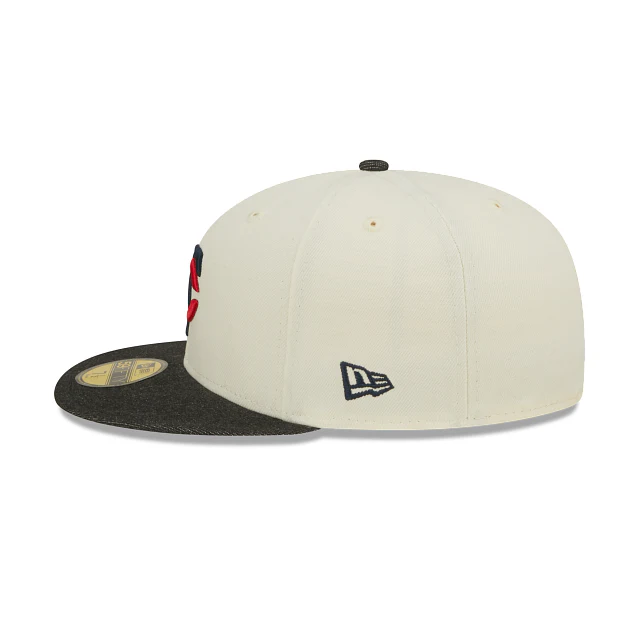 New Era Minnesota Twins Black Denim 2022 59FIFTY Fitted Hat - Image 5