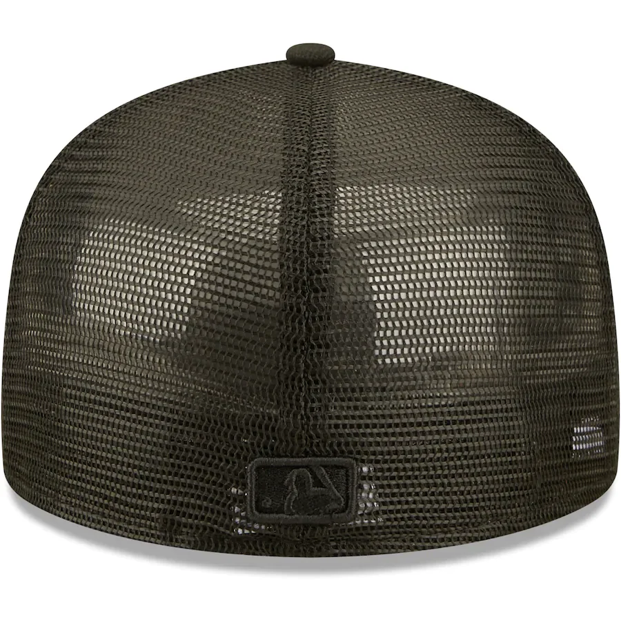 New Era Minnesota Twins Blackout Trucker 59FIFTY Fitted Hat - Image 3