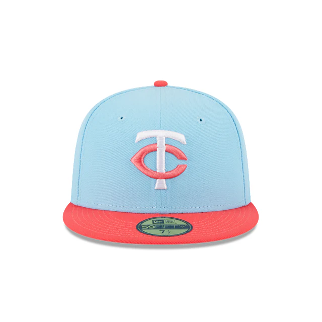 New Era Minnesota Twins Colorpack Blue 2023 59FIFTY Fitted Hat - Image 2