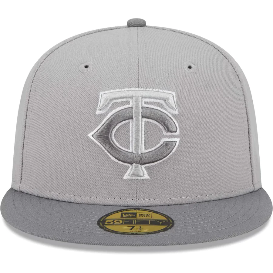 New Era Minnesota Twins Gray Green Undervisor 2023 59FIFTY Fitted Hat - Image 5