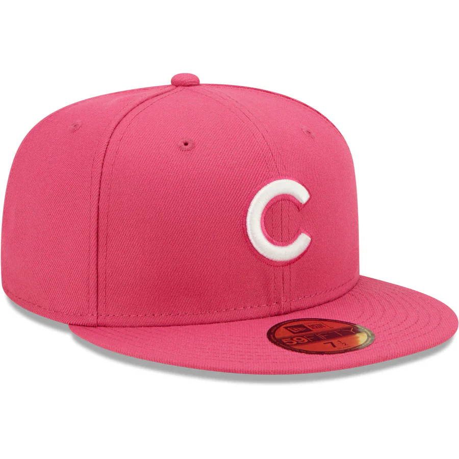 New Era Minnesota Twins Hot Pink 59FIFTY Fitted Hat - Image 4