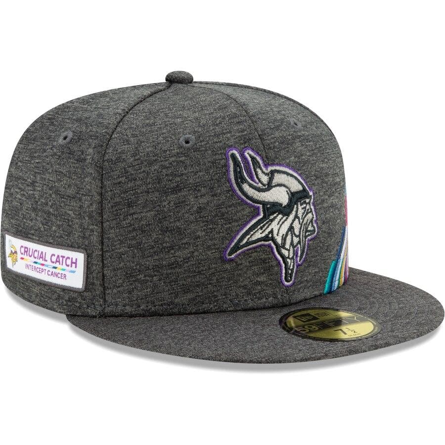 New Era Minnesota Vikings 2019 Crucial Catch 59FIFTY Fitted Hat - Image 3