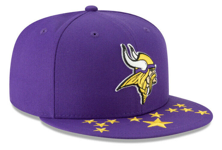 New Era Minnesota Vikings Purple NFL Draft On-Stage 59FIFTY Fitted Hat - Image 3