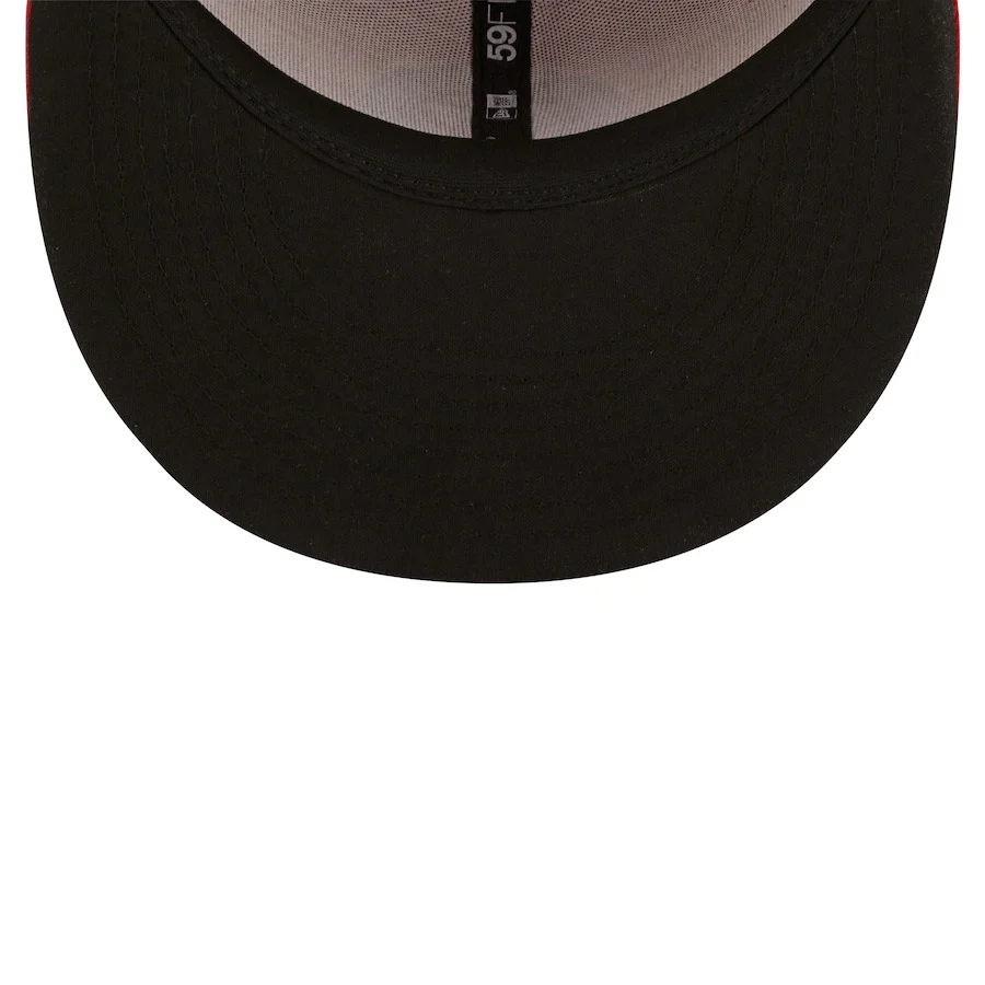 New Era Mississippi Braves Red Authentic Collection 59FIFTY Fitted Hat - Image 2