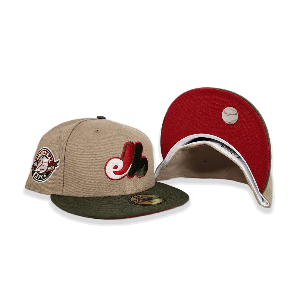 New Era Montreal Expos Camel 25th Anniversary 59FIFTY Fitted Hat - Image 4