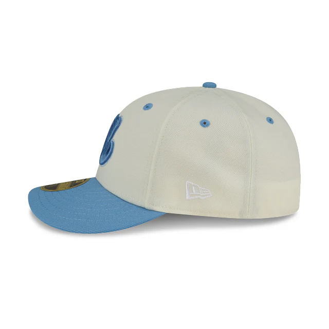 New Era Montreal Expos Chrome Sky Low Profile 2022 59FIFTY Fitted Hat - Image 4