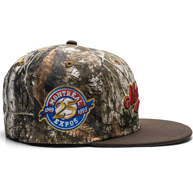 New Era Montreal Expos Realtree Script 25th Anniversary 59FIFTY Fitted Hat - Image 3