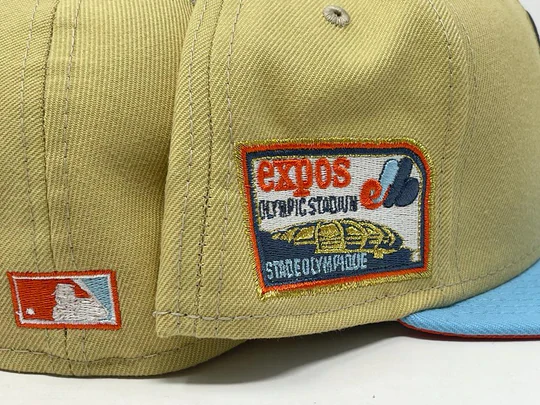 New Era Montreal Expos "Sunrise Gradient" Olympic Stadium 59FIFTY Fitted Hat - Image 2