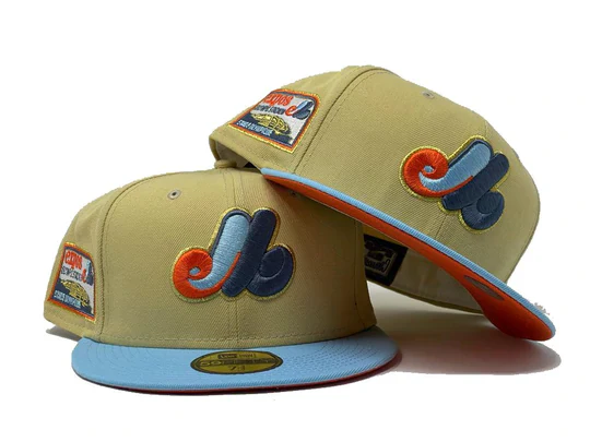 New Era Montreal Expos "Sunrise Gradient" Olympic Stadium 59FIFTY Fitted Hat - Image 4