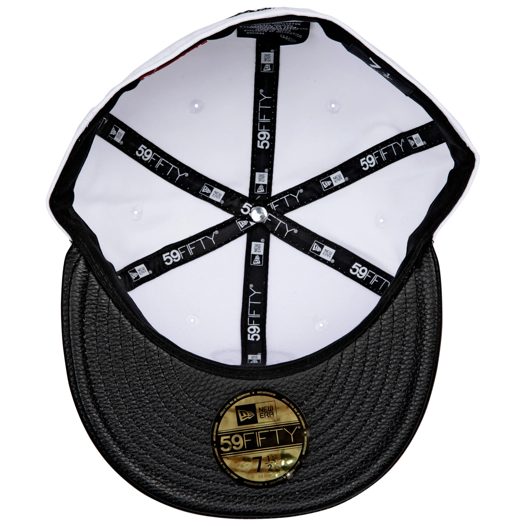 New Era Mythosaur Minimalist Symbol White w/Pebbled Undervisor 59FIFTY Fitted Hat - Image 2