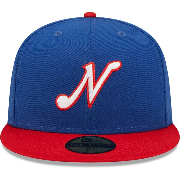 New Era Nashville Sounds Blue & Red 59FIFTY Fitted Hat - Image 2