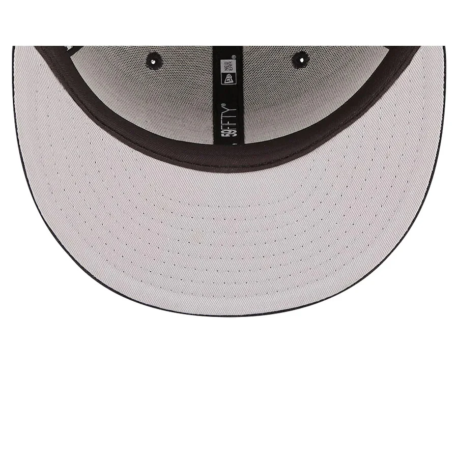New Era Navy Cleveland Indians Scored 59FIFTY Fitted Hat - Image 5