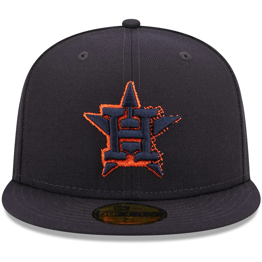 New Era Navy Houston Astros Scored 59FIFTY Fitted Hat - Image 2