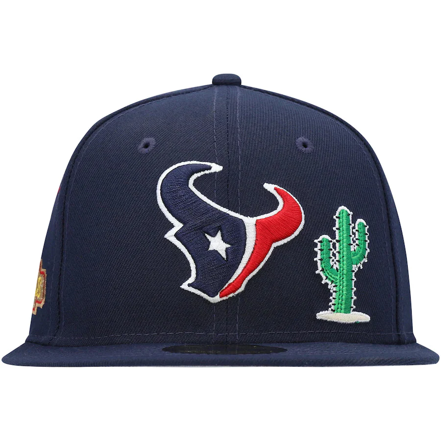 New Era Navy Houston Texans City Transit 59FIFTY Fitted Hat - Image 2