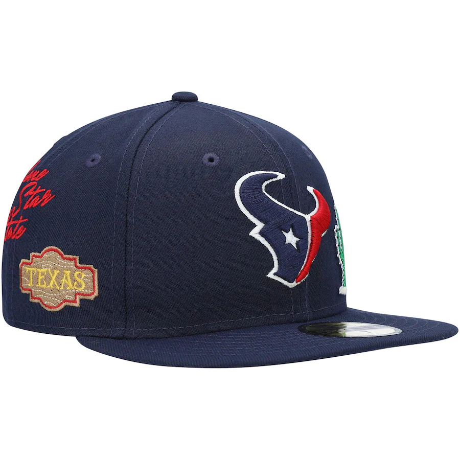 New Era Navy Houston Texans City Transit 59FIFTY Fitted Hat - Image 3