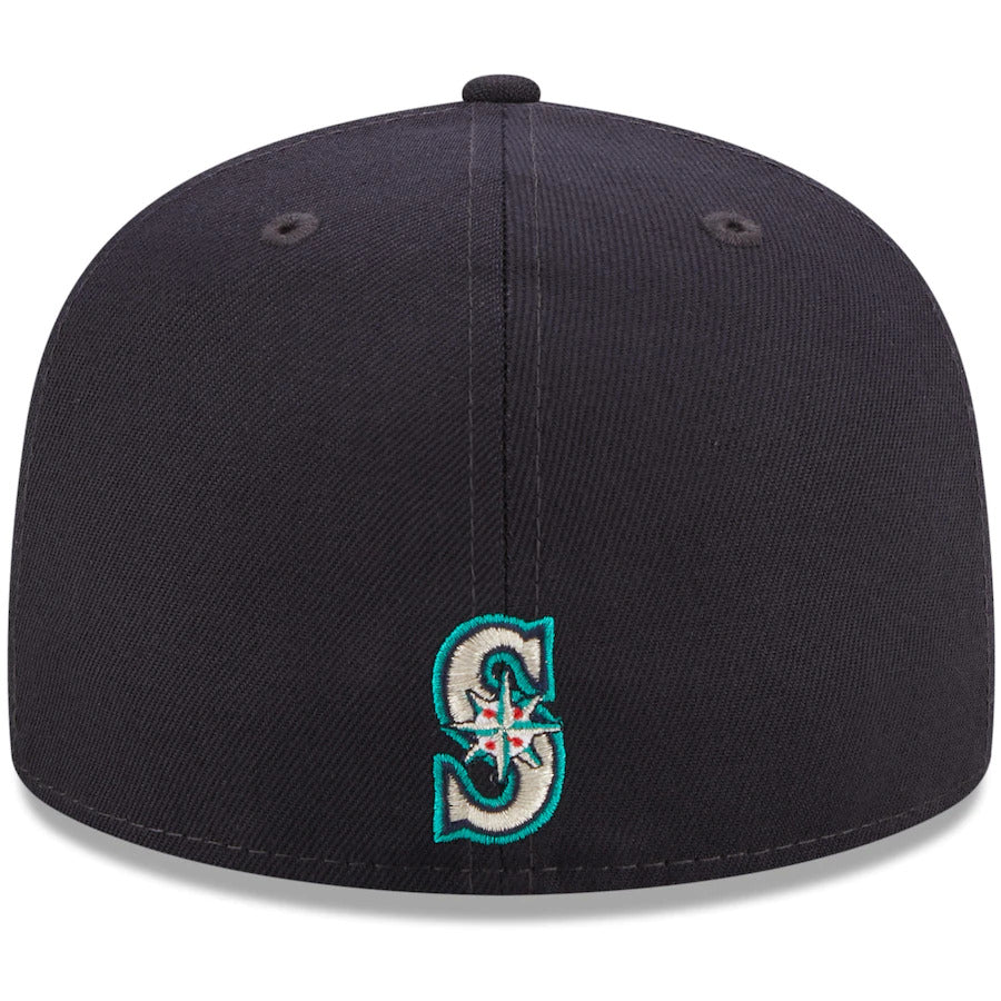 New Era Navy Seattle Mariners Scored 59FIFTY Fitted Hat - Image 4
