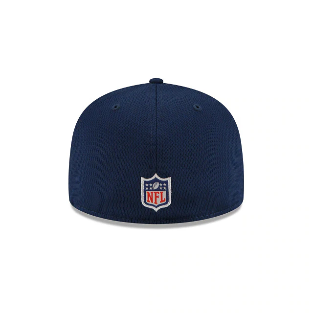 New Era New England Patriots NFL Sideline Road 2021 Navy Blue 59FIFTY Fitted Hat - Image 5