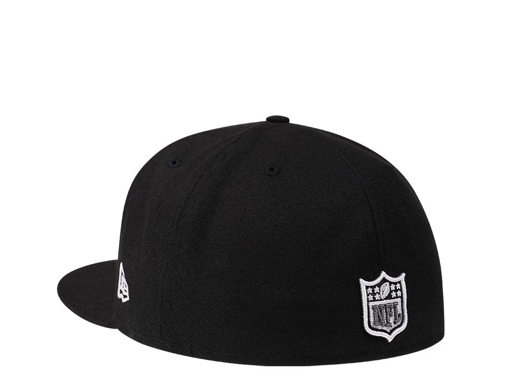 New Era New England Patriots Super Bowl XXXVI Steel Black Edition 59FIFTY Fitted Hat - Image 4